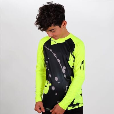 HO Soccer Graffiti Daring Lime Uniseks T-shirt voor kinderen HO Soccer Graffiti Daring Lime Uniseks T-shirt voor kinderen