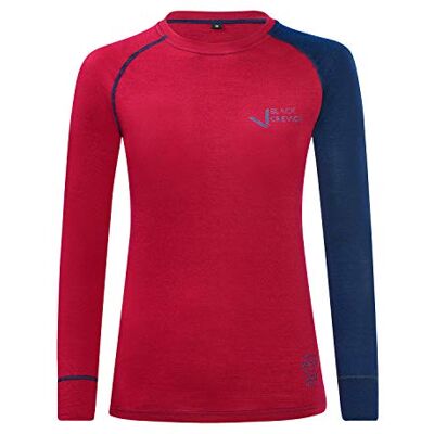 Black Crevice Dames T-shirt met lange mouwen van merinowol, functioneel ondergoed voor dames Black Crevice Dames T-shirt met lange mouwen van merinowol, functioneel ondergoed voor dames