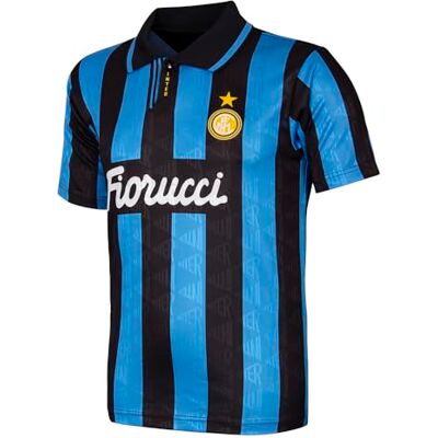 Inter 94 Retro Voetbalshirt, 1993-94, uniseks, volwassenen Inter 94 Retro Voetbalshirt, 1993-94, uniseks, volwassenen