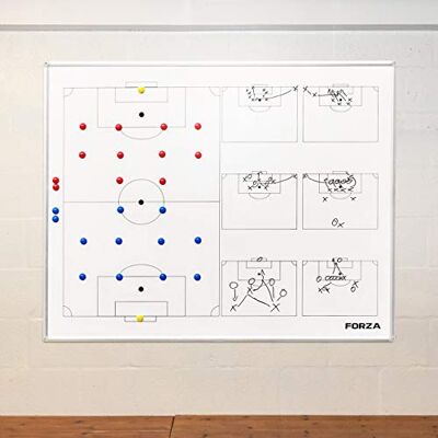 FORZA Tactische voetbalborden Whiteboard voor training (droog afwisbaar hout inbegrepen) Coaches Pad Dubbelzijdig Verschillende maten FORZA Tactische voetbalborden Whiteboard voor training (droog afwisbaar hout inbegrepen) Coaches Pad Dubbelzijdig Verschillende maten