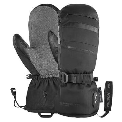 Reusch Moufles de ski chauffantes pour homme et femme Compatibles avec Gants d'hiver chauffants particulièrement chauds, imperméables et respirants, rechargeables, gants chauffants Advanced Heat Reusch Moufles de ski chauffantes pour homme et femme Compatibles avec Gants d'hiver chauffants particulièrement chauds, imperméables et respirants, rechargeables, gants chauffants Advanced Heat