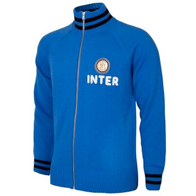 Inter 68 Retro Football Jacket, 1960-68, uniseks, volwassenen Inter 68 Retro Football Jacket, 1960-68, uniseks, volwassenen