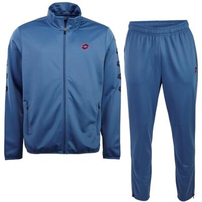Lotto 1724035 Trainingspak voor heren, regular fit, coronet blauw, maat M Lotto 1724035 Trainingspak voor heren, regular fit, coronet blauw, maat M