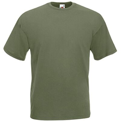 Fruit of the Loom T-shirt voor volwassenen T-shirt unisexe pour homme et femme en 100 % coton avec col rond + pochette en tissu MyShirt gratuite L Fruit of the Loom T-shirt voor volwassenen T-shirt unisexe pour homme et femme en 100 % coton avec col rond + pochette en tissu MyShirt gratuite L
