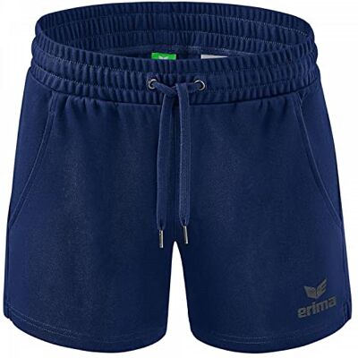 Erima Essential Team Sweatshorts voor dames, Navy Blauw Erima Essential Team Sweatshorts voor dames, Navy Blauw
