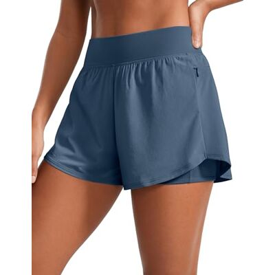 CRZ YOGA hardloopshorts, twee-in-één, hoge taille, 7 cm, Starlighting 42 42 CRZ YOGA hardloopshorts, twee-in-één, hoge taille, 7 cm, Starlighting 42 42