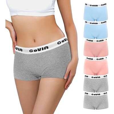 Libella Set van 6 boxershorts van zacht katoen voor dames S Libella Set van 6 boxershorts van zacht katoen voor dames S