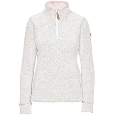 Trespass Ronette dames fleece, halve ritssluiting, maat M, gebroken wit, M, Gebroken wit Trespass Ronette dames fleece, halve ritssluiting, maat M, gebroken wit, M, Gebroken wit