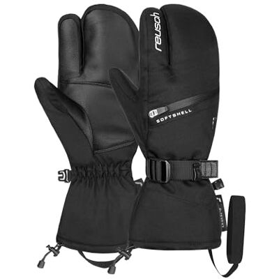 Reusch Lobster Gants de ski pour femme Chauds et imperméables Softshell Gants d'hiver respirants à 3 doigts avec poche pour chauffe-mains, pour ski et extérieur, taille 6-8,5, Demi R-TEX XT Lobster Reusch Lobster Gants de ski pour femme Chauds et imperméables Softshell Gants d'hiver respirants à 3 doigts avec poche pour chauffe-mains, pour ski et extérieur, taille 6-8,5, Demi R-TEX XT Lobster