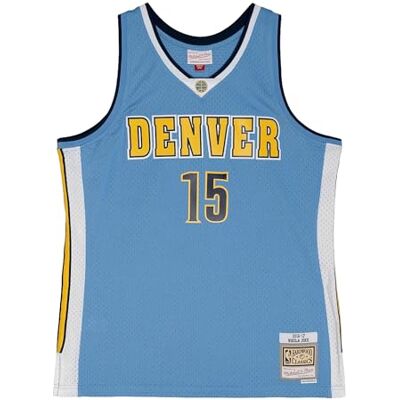 Mitchell & Ness Nikola Jokià # 15 Denver Nuggets 2016-17 Swingman NBA-shirt blauw Mitchell & Ness Nikola Jokià # 15 Denver Nuggets 2016-17 Swingman NBA-shirt blauw