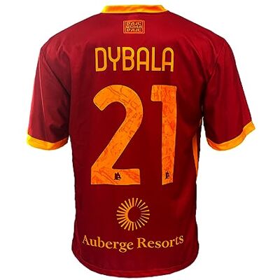 AS Roma Ma/Ro2324/Home Riyadh/Dybala voetbalshirt, uniseks AS Roma Ma/Ro2324/Home Riyadh/Dybala voetbalshirt, uniseks
