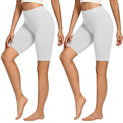 Libella 4165 Fietsbroek voor dames, katoen, hoge taille, ondoorzichtig, sportbroek, zomer, meerkleurig L Libella 4165 Fietsbroek voor dames, katoen, hoge taille, ondoorzichtig, sportbroek, zomer, meerkleurig L