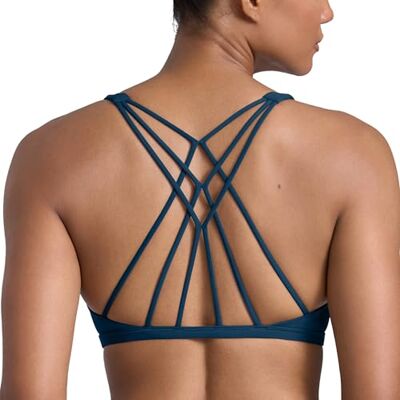 CRZ YOGA Sportbeha voor dames, yoga, beha, zakken, afneembaar, gekruiste rug Maintien Léger, Coussinets Amovibles, Yoga, Sport, Lisse, Dos À Bretelles Fines, Col Rond Ouvert, pour Femmes M CRZ YOGA Sportbeha voor dames, yoga, beha, zakken, afneembaar, gekruiste rug Maintien Léger, Coussinets Amovibles, Yoga, Sport, Lisse, Dos À Bretelles Fines, Col Rond Ouvert, pour Femmes M