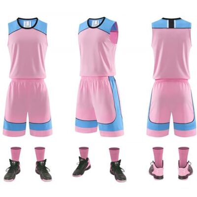 HULG Basketbalshirt, modieuze basketbaltrui voor kinderen/volwassenen, 2-delig met tanktop en shorts, basketbalset met zakken HULG Basketbalshirt, modieuze basketbaltrui voor kinderen/volwassenen, 2-delig met tanktop en shorts, basketbalset met zakken