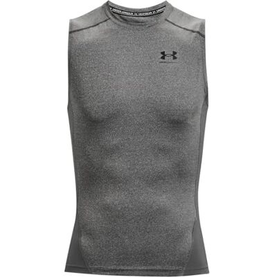 Under Armour Hg Armour Comp Sl ademende tanktop, comfortabel functioneel T-shirt voor heren (1 stuk) Under Armour Hg Armour Comp Sl ademende tanktop, comfortabel functioneel T-shirt voor heren (1 stuk)