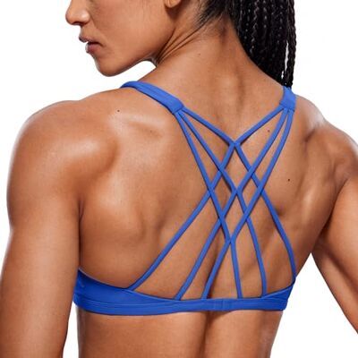 CRZ YOGA Sportbeha voor dames, yoga, beha, zakken, afneembaar, gekruiste rug Maintien Léger, Coussinets Amovibles, Yoga, Sport, Lisse, Dos À Bretelles Fines, Col Rond Ouvert, pour Femmes M CRZ YOGA Sportbeha voor dames, yoga, beha, zakken, afneembaar, gekruiste rug Maintien Léger, Coussinets Amovibles, Yoga, Sport, Lisse, Dos À Bretelles Fines, Col Rond Ouvert, pour Femmes M