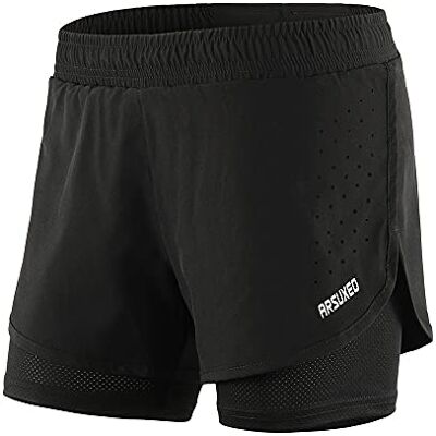 Lixada Hardloopshorts voor dames, zwart, S S Lixada Hardloopshorts voor dames, zwart, S S