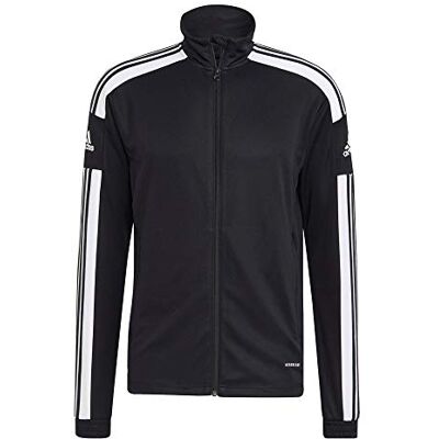 Adidas Herenjas Squadra 21 trainingsjas, zwart/wit, M lang 5 cm Adidas Herenjas Squadra 21 trainingsjas, zwart/wit, M lang 5 cm