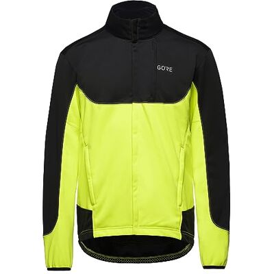 GORE WEAR C5 GORE WINDSTOPPER Thermo-sportjack, voor heren, zwart/neon-geel, M, 100376 GORE WEAR C5 GORE WINDSTOPPER Thermo-sportjack, voor heren, zwart/neon-geel, M, 100376