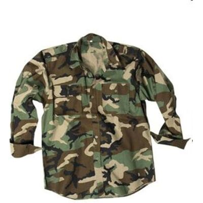 Mil-Tec Ripstop Woodland Uniseks blouse Mil-Tec Ripstop Woodland Uniseks blouse