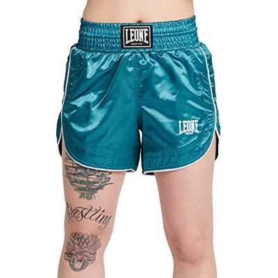 LEONE 1947 , W Kick-Thai Base Shorts, dames, blauwgroen, L, AB801 LEONE 1947 , W Kick-Thai Base Shorts, dames, blauwgroen, L, AB801