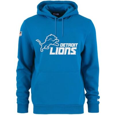 New Era NFL Detroit Lions hoodie met logo en naam van het Leeuwenteam L New Era NFL Detroit Lions hoodie met logo en naam van het Leeuwenteam L