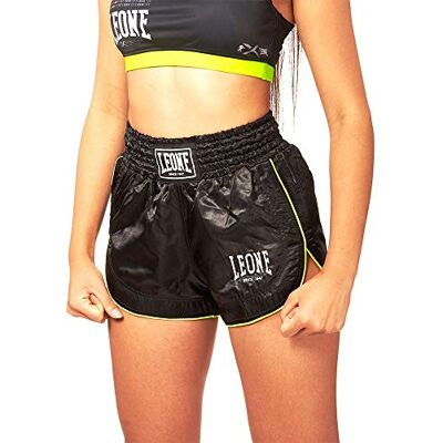 LEONE 1947 , W Kick-Thai Base Shorts, dames, zwart, L, AB801 LEONE 1947 , W Kick-Thai Base Shorts, dames, zwart, L, AB801
