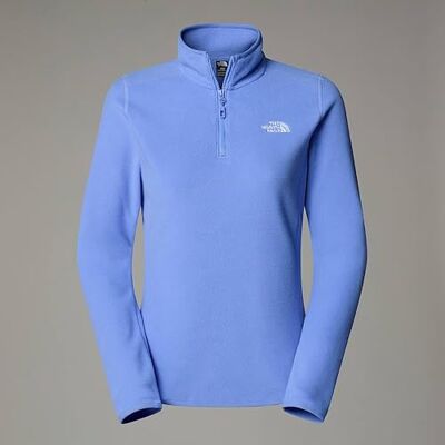 The North Face NF0A89J90YI W 100 Glacier halve ritssluiting fleece lang dames virtueel blauw maat M The North Face NF0A89J90YI W 100 Glacier halve ritssluiting fleece lang dames virtueel blauw maat M