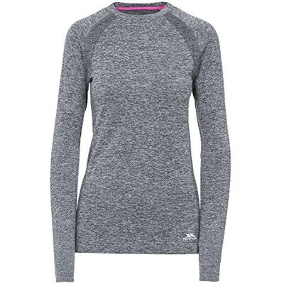 Trespass Welina Sporttop voor dames, zwart. Trespass Welina Sporttop voor dames, zwart.
