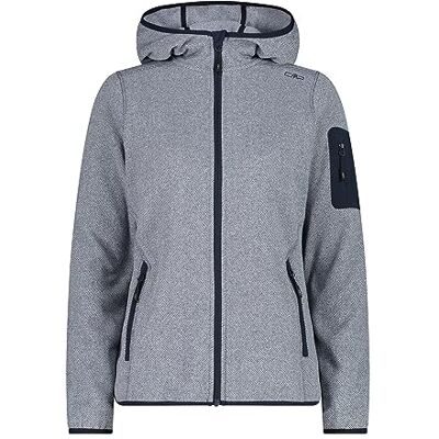 CMP Veste en Knit-tech pour Femme avec Capuche Fixe 3h19826 Veste polaire Femme CMP Veste en Knit-tech pour Femme avec Capuche Fixe 3h19826 Veste polaire Femme