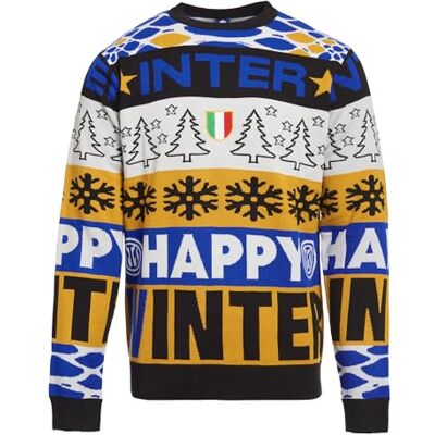 Inter Maglione Di Natale Sweater, uniseks, 1 stuk Inter Maglione Di Natale Sweater, uniseks, 1 stuk