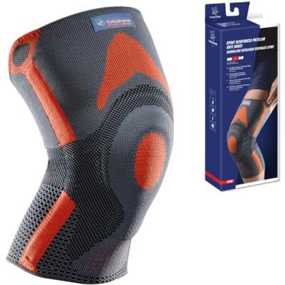 Thuasne Sport Versterkte kniebrace Tendinopathie, lichte patellaire instabiliteit Compressief breien Houdingsindex 3/5 Medisch hulpmiddel CE Maat L Thuasne Sport Versterkte kniebrace Tendinopathie, lichte patellaire instabiliteit Compressief breien Houdingsindex 3/5 Medisch hulpmiddel CE Maat L