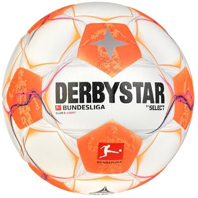 Derbystar Bundesliga Club S-Light v24, wit/oranje/roze Derbystar Bundesliga Club S-Light v24, wit/oranje/roze
