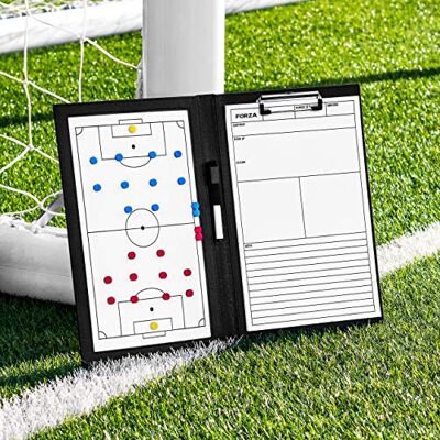 FORZA Tactische voetbalborden Whiteboard voor training (droog afwisbaar hout inbegrepen) Coaches Pad Dubbelzijdig Verschillende maten FORZA Tactische voetbalborden Whiteboard voor training (droog afwisbaar hout inbegrepen) Coaches Pad Dubbelzijdig Verschillende maten