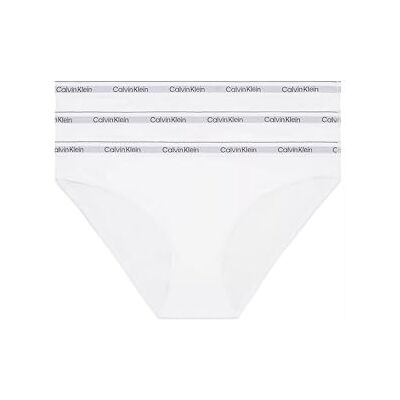 Calvin Klein Set van 3 bikinibroekjes voor dames, wit (wit/wit), S S Calvin Klein Set van 3 bikinibroekjes voor dames, wit (wit/wit), S S