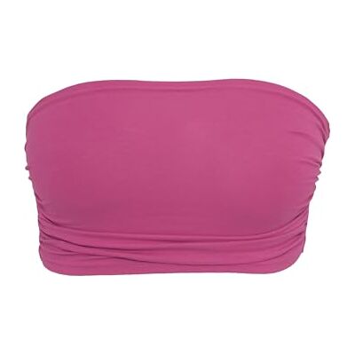 Urban Classics bandeau-top voor dames, Roze (Fuchsia 00106) L Urban Classics bandeau-top voor dames, Roze (Fuchsia 00106) L