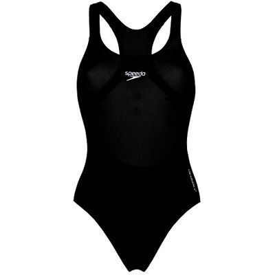 Speedo ECO Endurance+ Medalist badpak voor dames, zwart Speedo ECO Endurance+ Medalist badpak voor dames, zwart