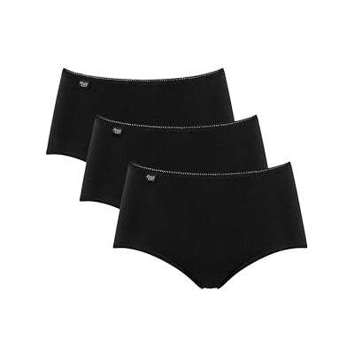 Sloggi 24/7 Katoen Midi C3p Dames Bikini, 24/7 Katoen Midi C3P Zwart, 52 50 (taille Fabricant: 50) Sloggi 24/7 Katoen Midi C3p Dames Bikini, 24/7 Katoen Midi C3P Zwart, 52 50 (taille Fabricant: 50)