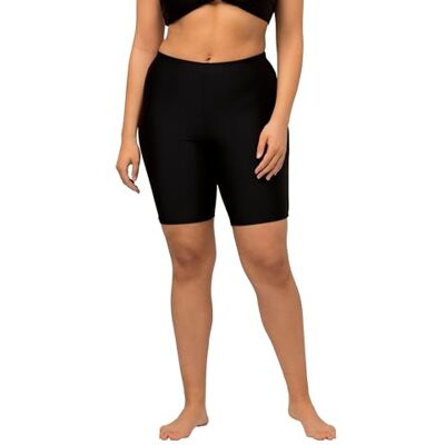 Ulla Popken Schwimmradler, grote maten, zwemshorts voor dames, zwart, 50 44 Ulla Popken Schwimmradler, grote maten, zwemshorts voor dames, zwart, 50 44