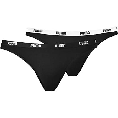 Puma Damesbikini, 2 stuks, kleur: zwart, maat: XL Puma Damesbikini, 2 stuks, kleur: zwart, maat: XL