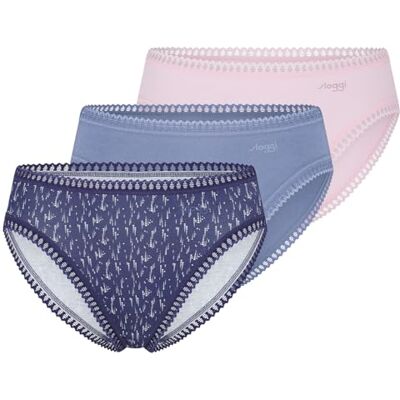 Sloggi Go Crush High Leg C3p Damesslip (3 stuks), Meerdere kleuren 4, XL XL Sloggi Go Crush High Leg C3p Damesslip (3 stuks), Meerdere kleuren 4, XL XL