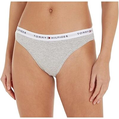 Tommy Hilfiger Bikini Uw0uw03836 Bikinibroekje voor dames (1 stuk), Grijs (lichtgrijze Heather), S S Tommy Hilfiger Bikini Uw0uw03836 Bikinibroekje voor dames (1 stuk), Grijs (lichtgrijze Heather), S S