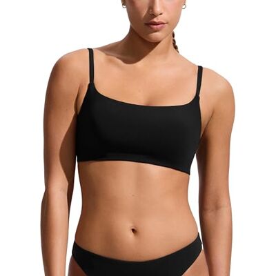 CRZ YOGA D-DD bikinitop met ronde hals, zwart. 42 CRZ YOGA D-DD bikinitop met ronde hals, zwart. 42