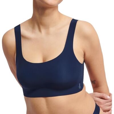 Sloggi Zero Feel 2.0 top beha voor dames, Navy Blauw, XS XS Sloggi Zero Feel 2.0 top beha voor dames, Navy Blauw, XS XS
