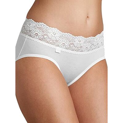 Sloggi Romance bikini voor dames, wit, 44 42 Sloggi Romance bikini voor dames, wit, 44 42