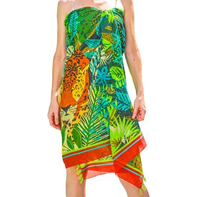 ART Blauwe strandjurk voor dames, boho, chic, cover-up, sarong, wandtapijt Eén maat ART Blauwe strandjurk voor dames, boho, chic, cover-up, sarong, wandtapijt Eén maat
