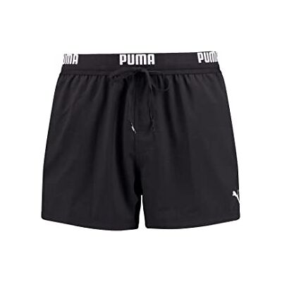 Puma heren zwemshort met logo, zwart., L Puma heren zwemshort met logo, zwart., L