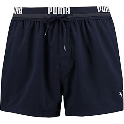 Puma heren zwemshort met logo, Marinier, S Puma heren zwemshort met logo, Marinier, S