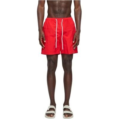 Urban Classics Heren zwembroek Block, rood (Cityred) 3XL Urban Classics Heren zwembroek Block, rood (Cityred) 3XL