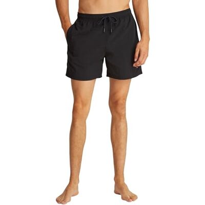 Tommy Hilfiger Medium Drawstring Um0um03477 zwembroek voor heren, Zwart, XS XS Tommy Hilfiger Medium Drawstring Um0um03477 zwembroek voor heren, Zwart, XS XS